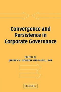 portada Convergence and Persistence in Corporate Governance (en Inglés)
