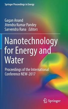 portada Nanotechnology for Energy and Water: Proceedings of the International Conference New-2017 (en Inglés)