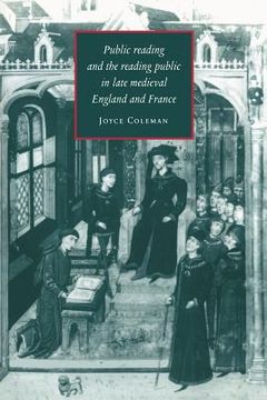 portada Public Reading and the Reading Public in Late Medieval England and France Paperback (Cambridge Studies in Medieval Literature) (en Inglés)