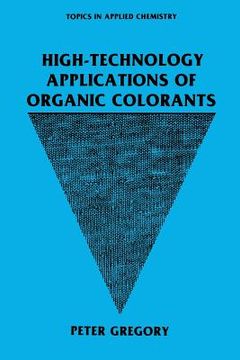 portada High-Technology Applications of Organic Colorants (en Inglés)