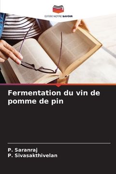 portada Fermentation du vin de pomme de pin (in French)