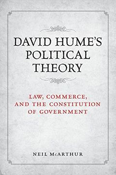 portada David Hume's Political Theory: Law, Commerce and the Constitution of Government (Heritage) (in English)