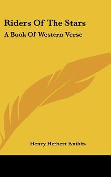 portada riders of the stars: a book of western verse