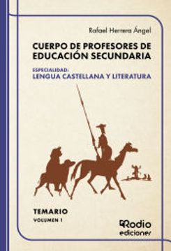 portada Cuerpo de Profesores de Educacion Secundaria. Especialidad: Lengu a Castellana y Literatura. Temario. Volumen 1