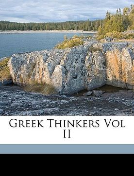 portada greek thinkers vol ii