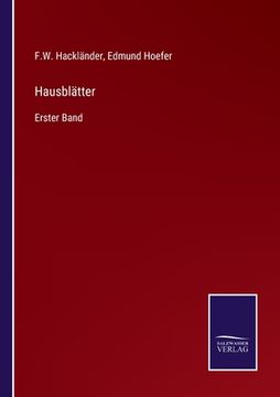 portada Hausblätter: Erster Band (en Alemán)