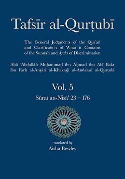 portada Tafsir Al-Qurtubi Vol. 5: Juz'5: Sūrat An-Nisā'23 - 176 (in English)