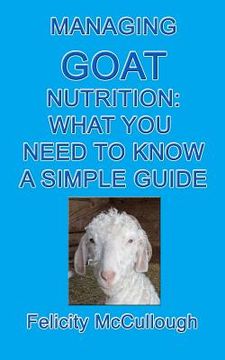 portada managing goat nutrition what you need to know a simple guide (in English)