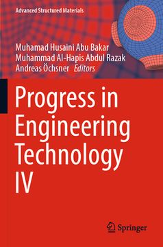 portada Progress in Engineering Technology IV (en Inglés)