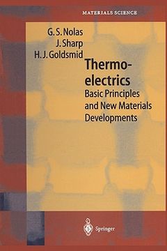 portada thermoelectrics: basic principles and new materials developments (en Inglés)