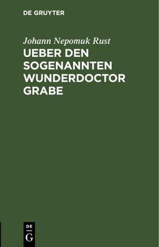 portada Ueber den Sogenannten Wunderdoctor Grabe (in German)
