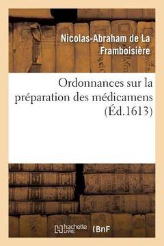 portada Ordonnance Sur La Préparation Des Médicamens Tant Simples Que Composés (in French)