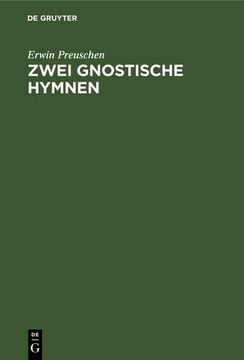 portada Zwei Gnostische Hymnen (in German)