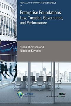 portada Enterprise Foundations: Law, Taxation, Governance, and Performance (Annals of Corporate Governance) (en Inglés)