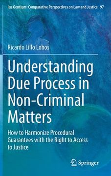 portada Understanding Due Process in Non-Criminal Matters: How to Harmonize Procedural Guarantees with the Right to Access to Justice 