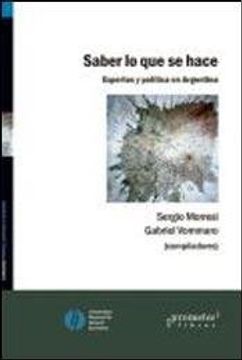 portada Saber lo que se Hace (in Spanish)