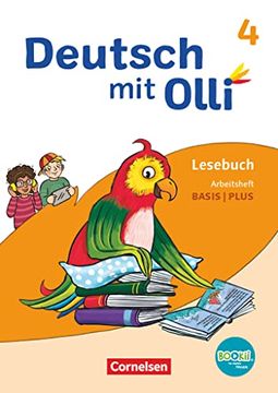 portada Deutsch mit Olli Lesen 2-4 4. Schuljahr. Arbeitsheft Leicht / Basis