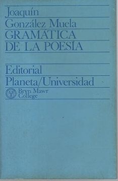 portada Grama? Tica de la Poesi? A (Planeta/Universidad; 3) (Spanish Edition)
