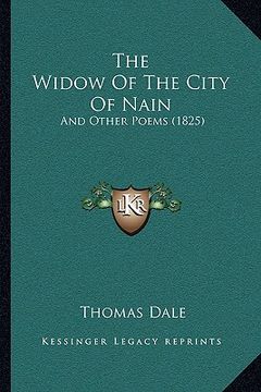 portada the widow of the city of nain: and other poems (1825)