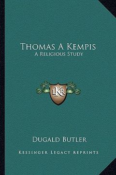 portada thomas a kempis: a religious study (en Inglés)