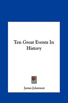 portada ten great events in history (in English)