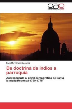 portada de doctrina de indios a parroquia
