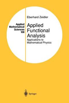 portada applied functional analysis: applications to mathematical physics (en Inglés)