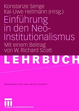 portada Einführung in den Neo-Institutionalismus: Mit Einem Beitrag von w. Richard Scott (in German)