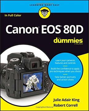 portada Canon EOS 80D For Dummies (For Dummies (Lifestyle)) (en Inglés)
