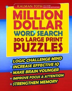 portada Million Dollar Word Search 300 Large Print Puzzles (en Inglés)