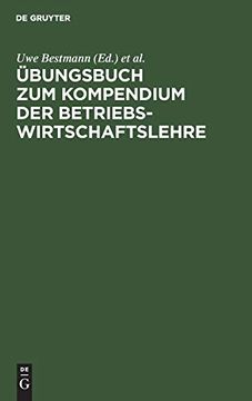 portada Übungsbuch zum Kompendium der Betriebswirtschaftslehre (in German)