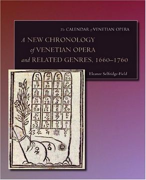 portada A new Chronology of Venetian Opera and Related Genres, 1660-1760 