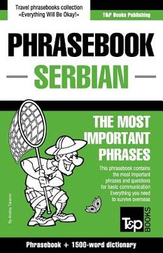 portada English-Serbian phrasebook and 1500-word dictionary (en Inglés)
