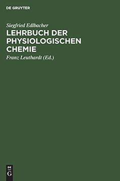 portada Lehrbuch der Physiologischen Chemie (in German)
