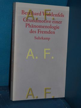portada Grundmotive Einer Phänomenologie des Fremden (in German)