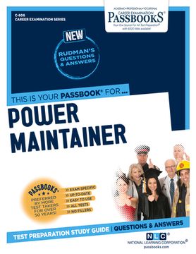 portada Power Maintainer (C-606): Passbooks Study Guide Volume 606 (en Inglés)