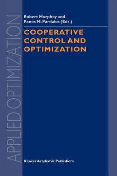 portada cooperative control and optimization (en Inglés)