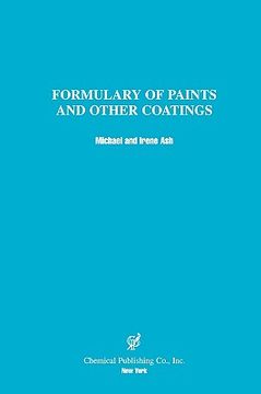 portada formulary of paints & other coatings (en Inglés)