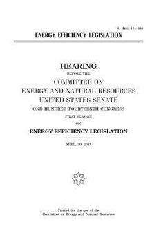 portada Energy efficiency legislation (in English)