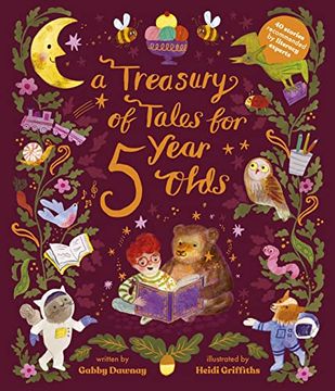 portada A Treasury of Tales for Five-Year-Olds (en Inglés)