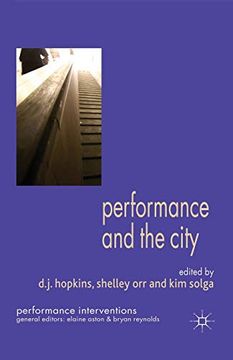 portada Performance and the City (en Inglés)
