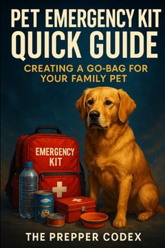 portada Pet Emergency Kit Quick Guide. Complete Preparation for Your Furry Family Member's Safety During Disasters (en Inglés)