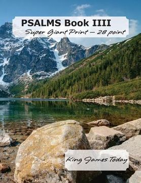 portada PSALMS Book IIII, Super Giant Print - 28 point: King James Today (in English)