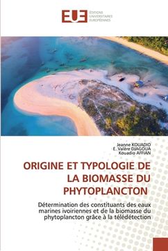 portada Origine Et Typologie de la Biomasse Du Phytoplancton (en Francés)