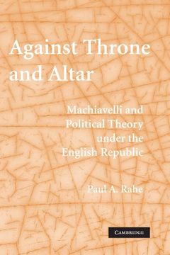 portada Against Throne and Altar Paperback (en Inglés)