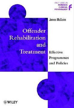 portada offender rehabilitation and treatment: effective programmes and policies to reduce re-offending (in English)