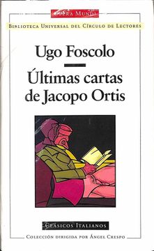 portada Ultimas Cartas de Jacopo Ortis - Precintado.