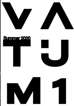 portada Vatum: Summer 2020 (en Inglés)