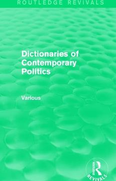 portada Dictionaries of Contemporary Politics (en Inglés)