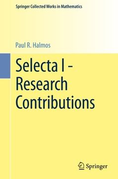 portada Selecta I - Research Contributions: 1 (Springer Collected Works in Mathematics)